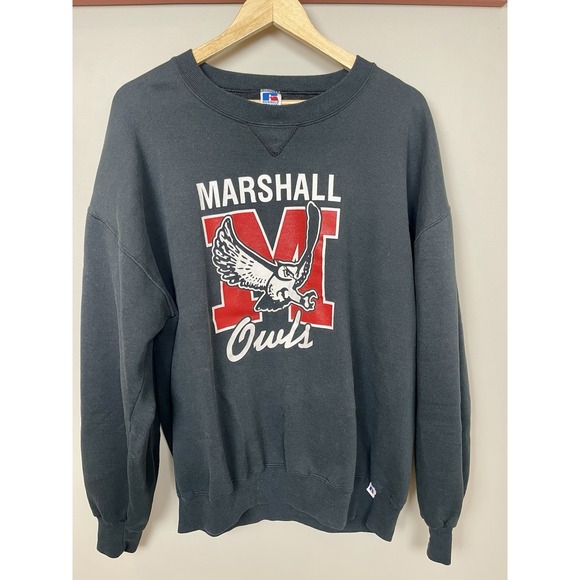 Russell Athletics Sweatshirt Size XXL Made In USA Marshall Owls 2XL 90's - Picture 1 of 6